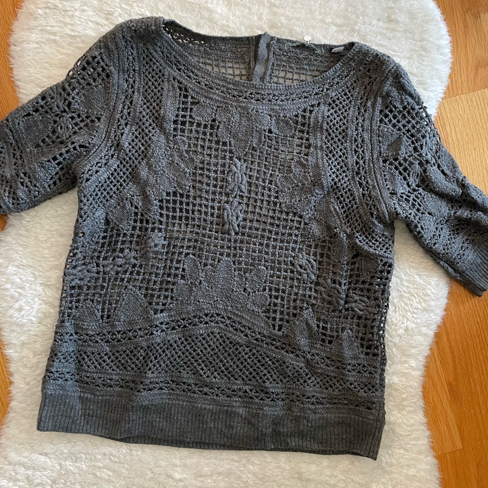 Knitted & Knotted (Anthropologie) Open Knit Sweater